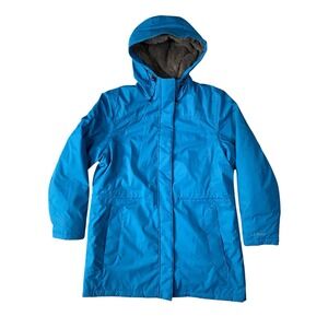 Women's Blue Hooded Ski Jacket By LL Bean